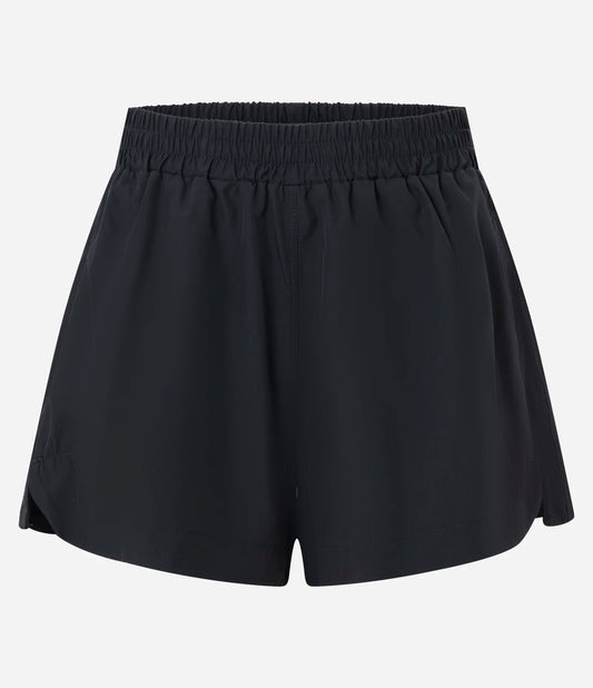 Bermuda Runner Esportiva com Listras Laterais Preto