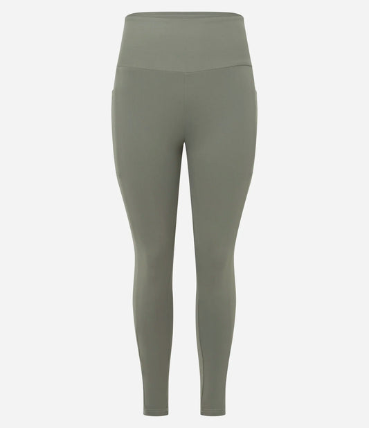 Calça Legging Esportiva com Bolsos Laterais Verde