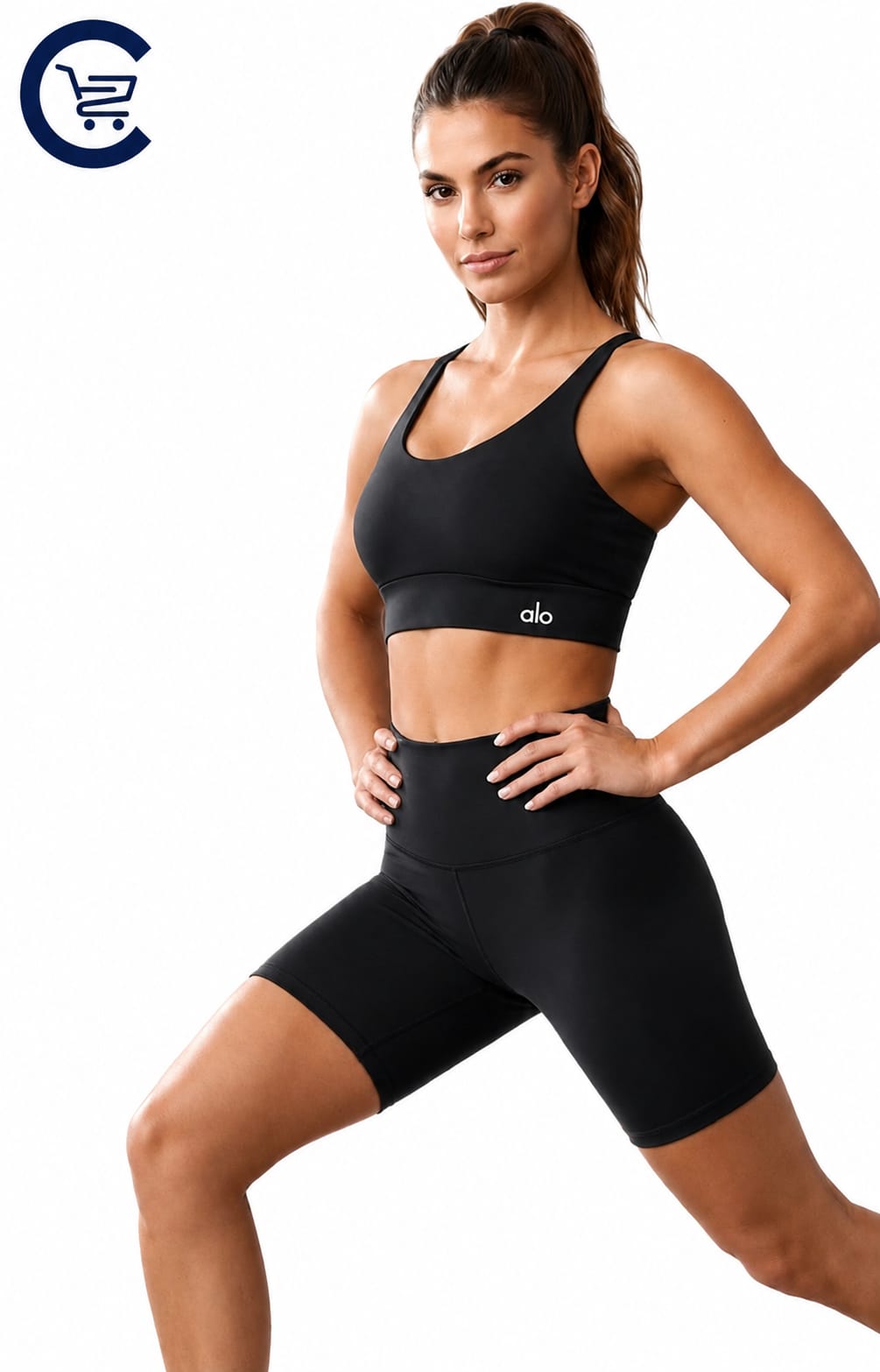Conjunto de short Preto