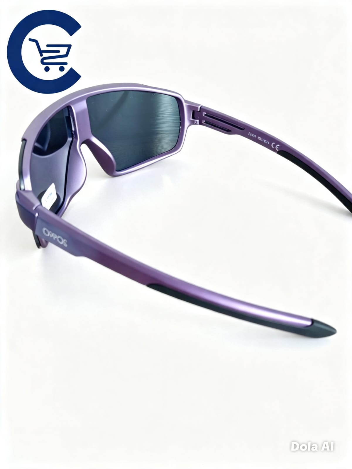 Óculos de Sol esportivo OPPOS Multicolor Espelhado Roxo Unissex