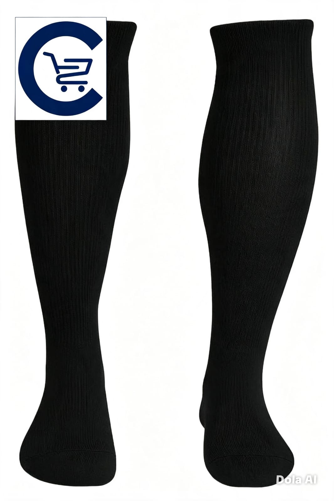 Meião de Futebol Esportivo Cano Alto – Branco, Vermelho, Verde, Azul e Preto